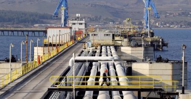 A general view at the Mediterranean port of Ceyhan, which is run by the state-owned Petroleum Pipeline Corporation (BOTAŞ), some 70 kilometers (43.5 miles) from Adana, Türkiye, Feb. 19, 2014. (Reuters Photo)