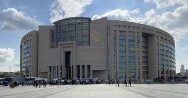 The exterior of the city's main courthouse on the European side, Istanbul, Türkiye, June 24, 2020. (AP Photo)