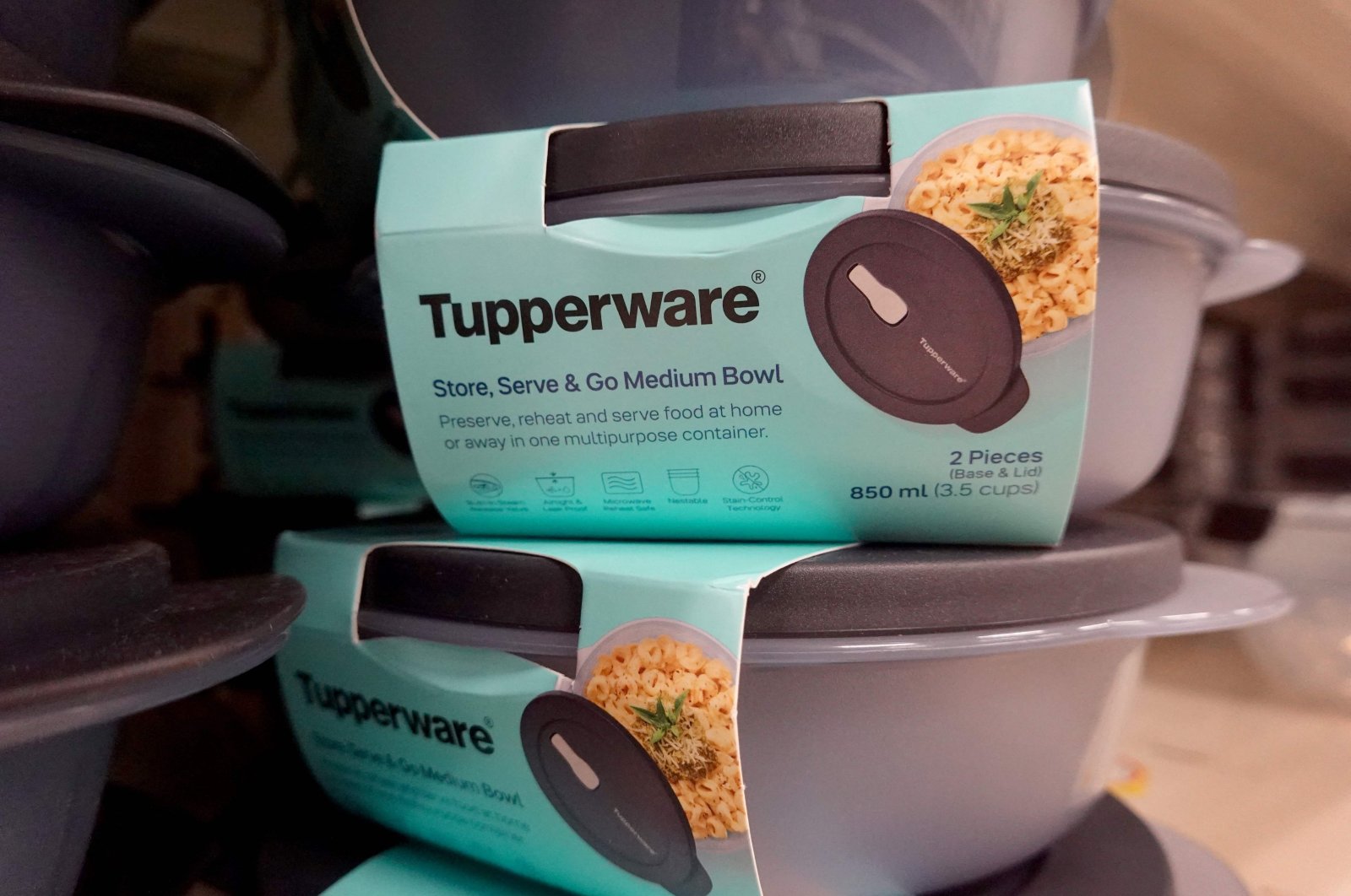 Tupperware products are offered for sale at a retail store in Chicago, Illinois, U.S., April 10, 2023. (AFP Photo)