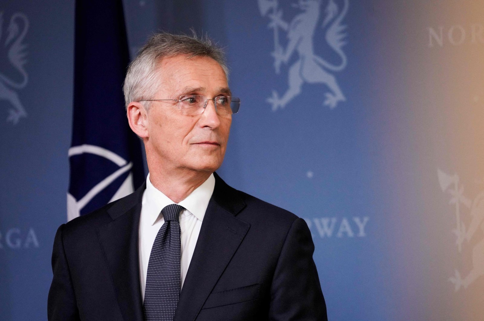 NATO&#039;s outgoing Secretary General Jens Stoltenberg at a press conference in Oslo, Norway, Sept. 6, 2024. (AFP Photo)