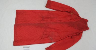 The robe that belonged to Sultan Abdulhamid II, Istanbul, Türkiye, Sept. 13, 2024. (AA Photo)