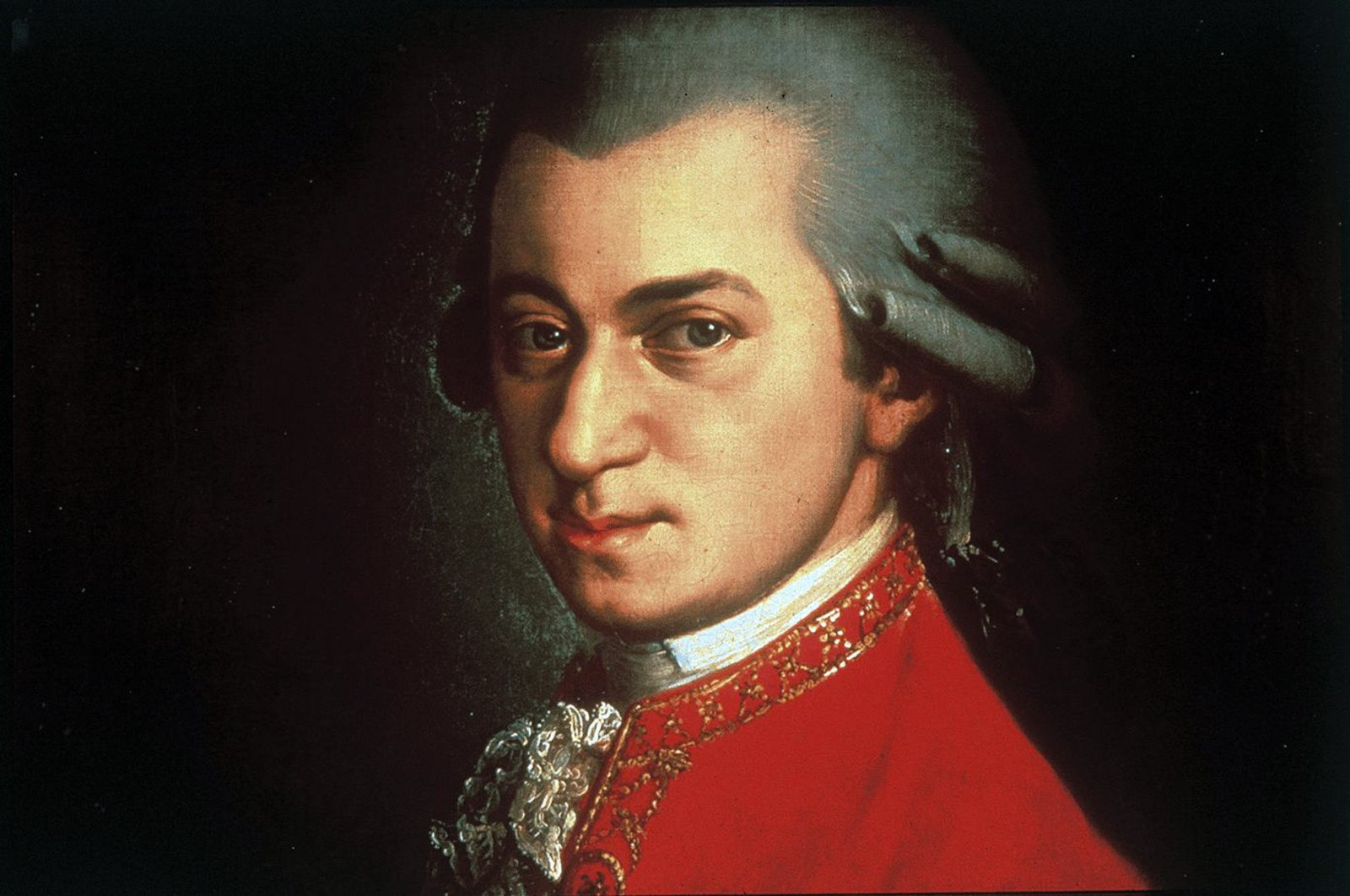 The portrait of Wolfgang Amadeus Mozart. (Getty Images)