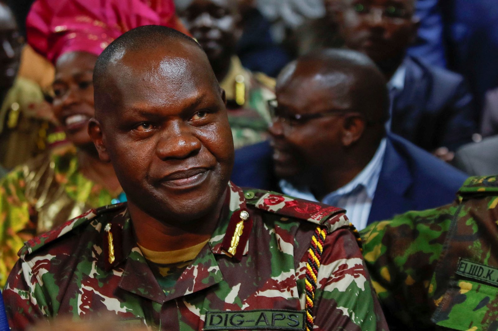 Kenya&#039;s Deputy Inspector General of Police Gilbert Masengeli reacts as he presents himself to court after he was sentenced to six months in prison for repeatedly defying orders to testify about the whereabouts of three men allegedly abducted by police officers, at the Milimani Law Courts, Nairobi, Kenya, Sept. 20, 2024. (Reuters Photo)