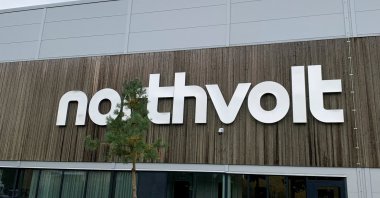 A general view of the Northvolt facility in Vasteras, Sweden, Sept. 29, 2021. (Reuters Photo)