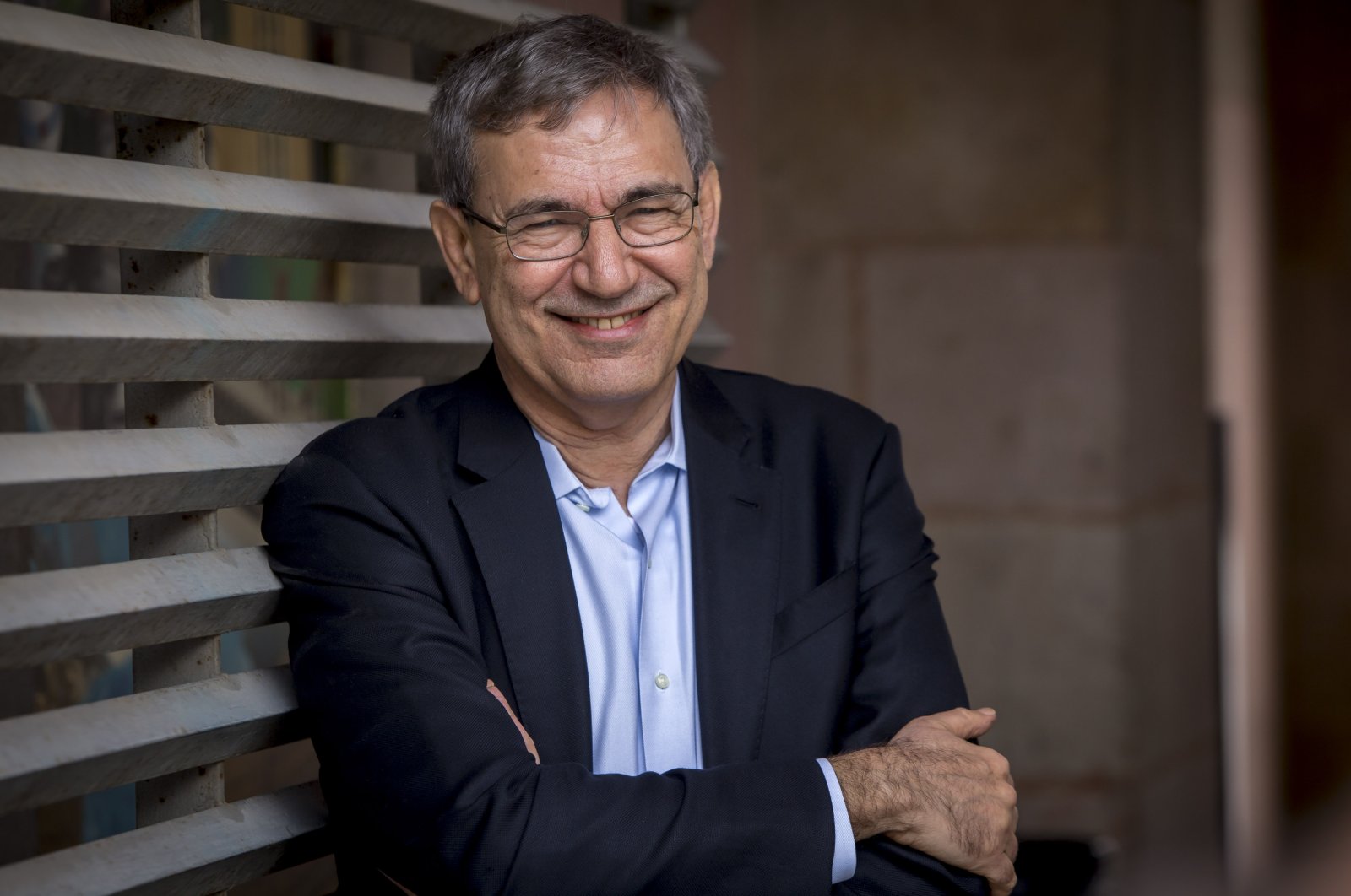 Turkish novelist, screenwriter, academic and recipient of the 2006 Nobel Prize in Literature Orhan Pamuk during his visit to Barcelona, Catalonia, Spain, April 2, 2018. (Getty Images)