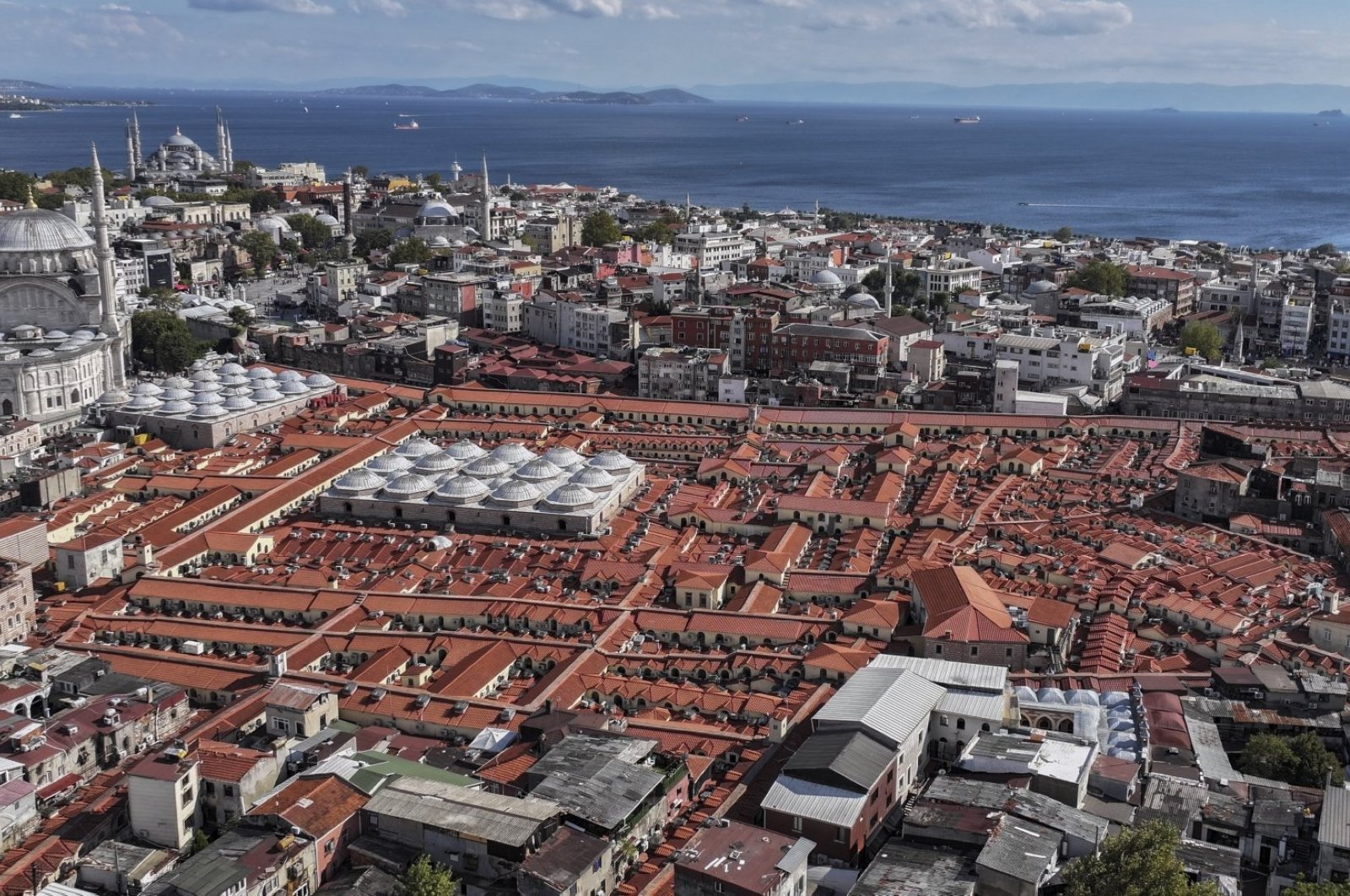 An aerial view of Grand Bazaar, Istanbul, Türkiye, Sept. 19, 2024. (AA Photo)