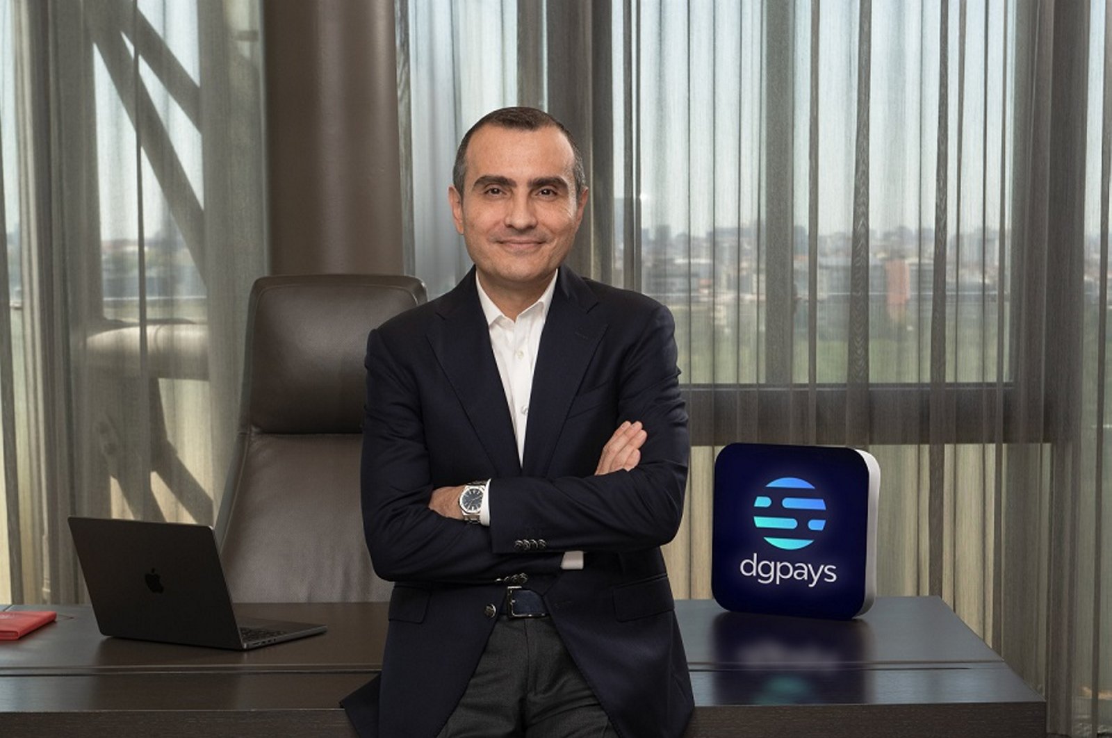 Dgpays CEO Serkan Ömerbeyoğlu, Sept. 23, 2024. (AA Photo)