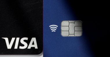 Visa credit and debit cards are seen in this picture illustration taken on Aug. 2, 2022. (Reuters Photo)