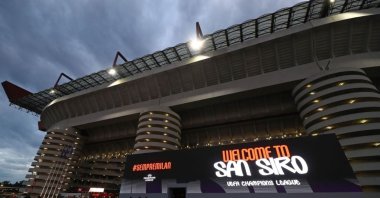 A general view of the stadium ahead of the UEFA Champions League 2024/25 League Phase MD1 match between AC Milan and Liverpool FC at Stadio San Siro, Milan, Italy, Sept. 17, 2024. (Getty Images Photo)