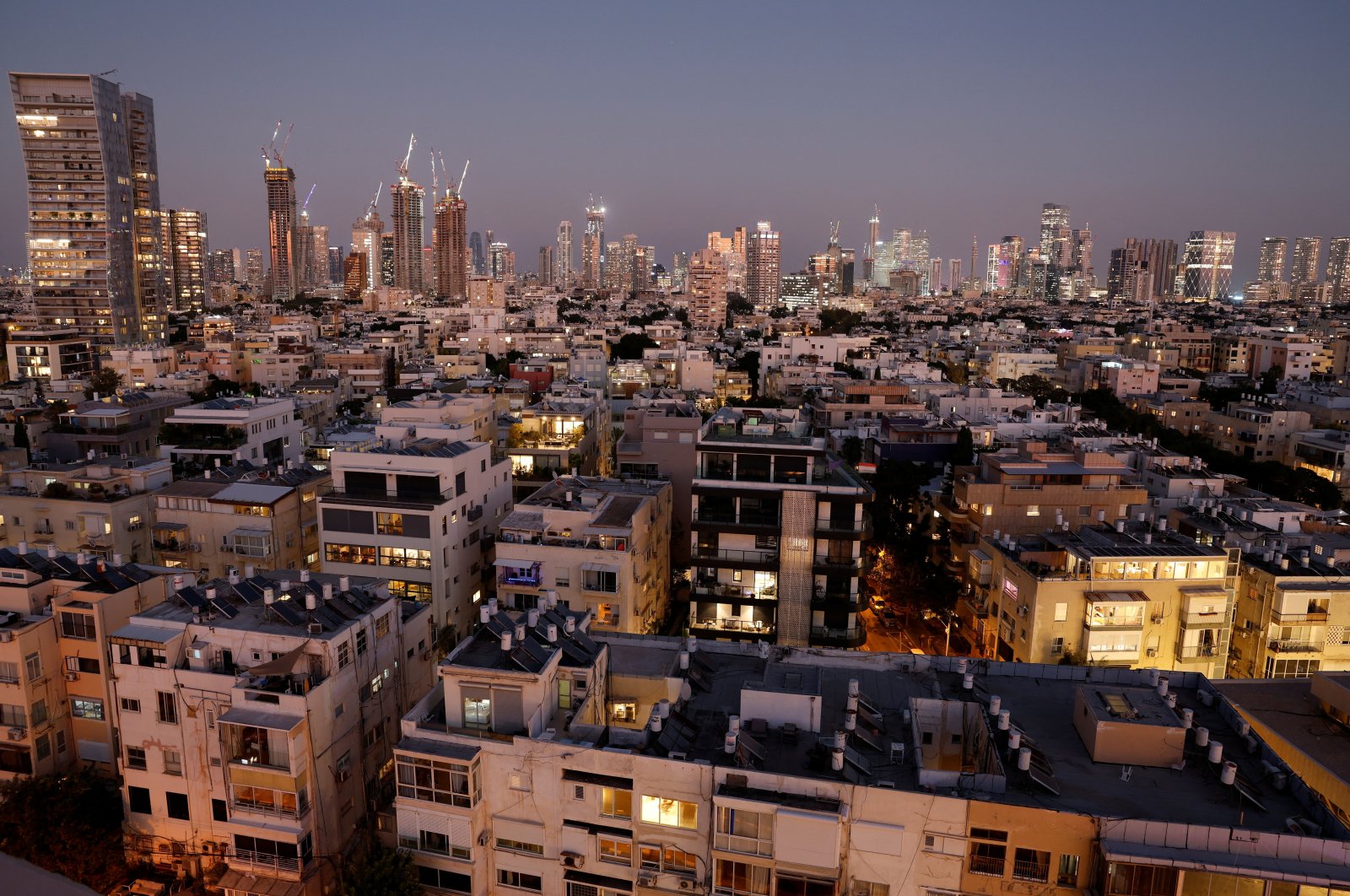 A view of Tel Aviv, amid Israel&#039;s ongoing genocidal war in Gaza and cross-border hostilities against Hezbollah, Israel, Sept. 24, 2024. (Reuters Photo)