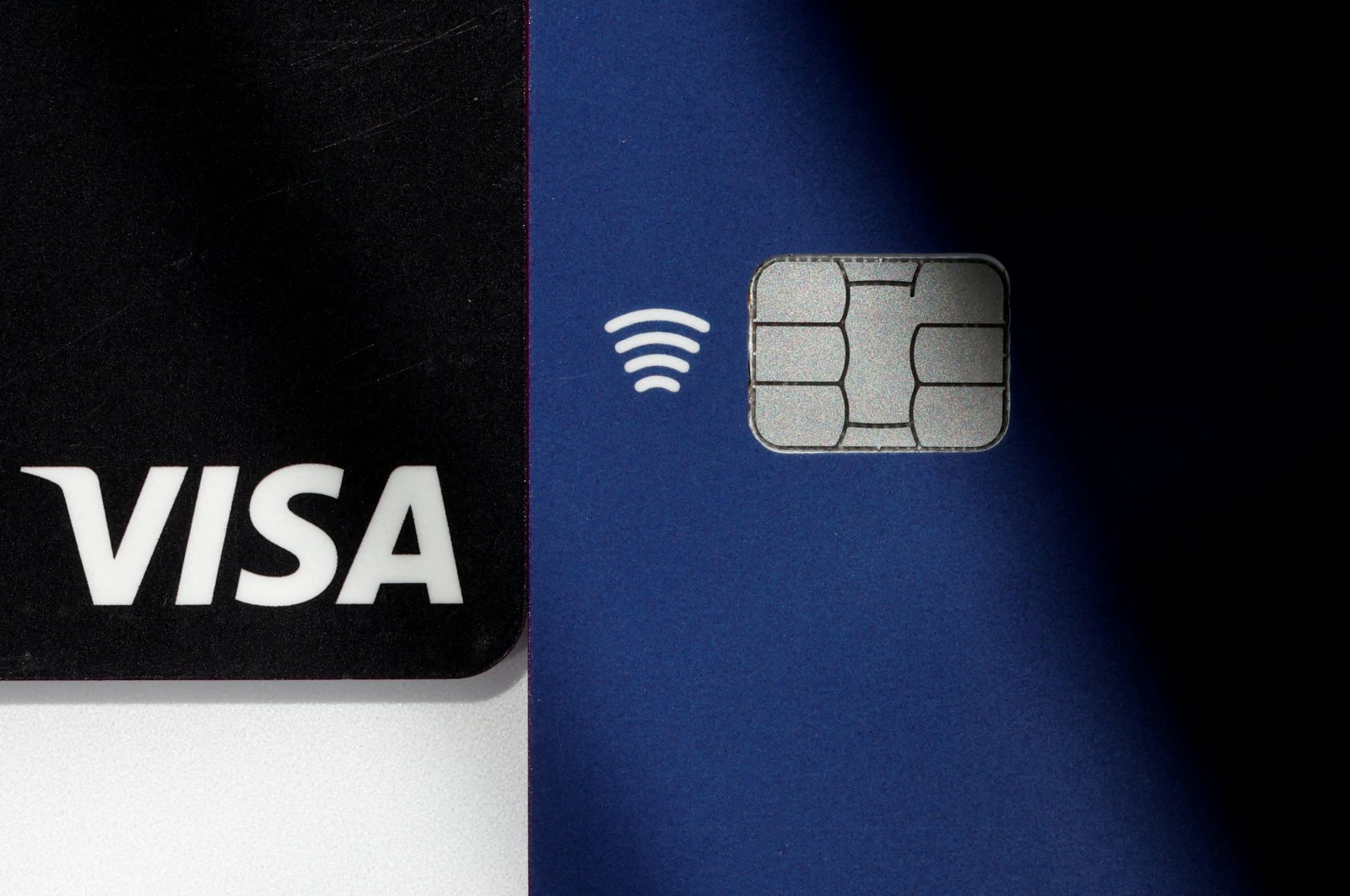 Visa credit and debit cards are seen in this picture illustration taken on Aug. 2, 2022. (Reuters Photo)