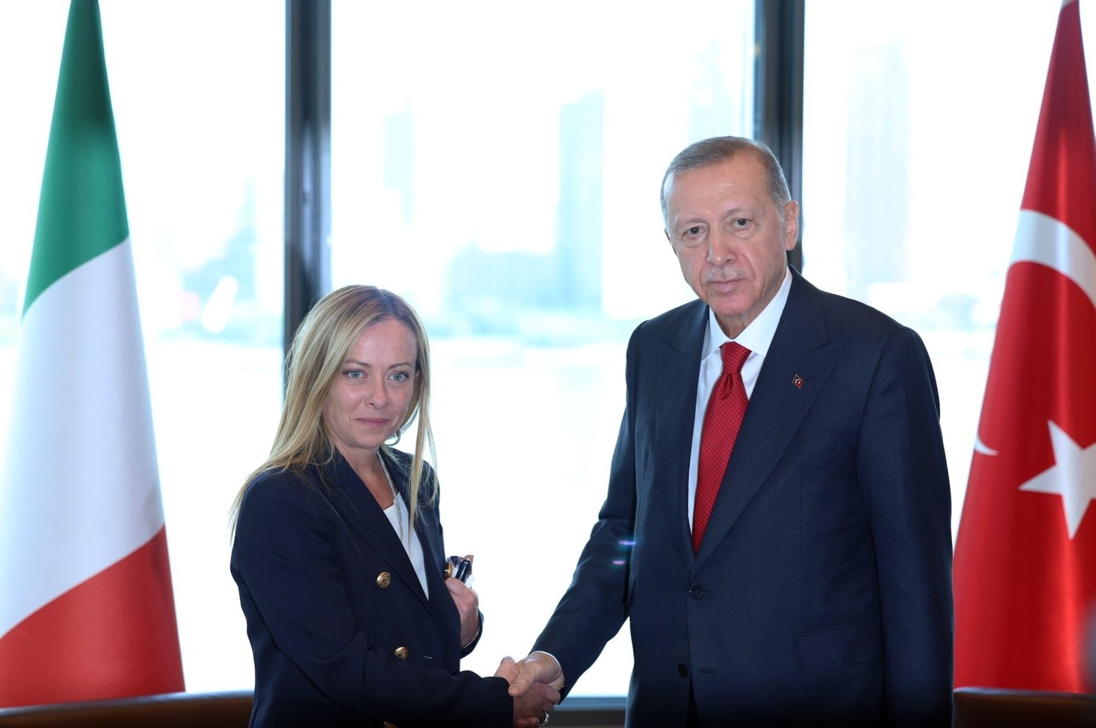 President Erdoğan, Italian PM Meloni discuss Ukraine, Middle East
