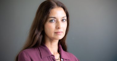 British American author and professor Jhumpa Lahiri, Pordenone, Italy, Sept. 17, 2022. (Getty Images)