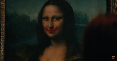 A still shot from the video clip released by Lady Gaga and the French museum.