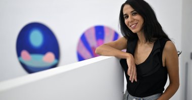 lgaz Yildiz inaugurated the gallery, marking a significant milestone in the cultural rapprochement between the two nations, Madrid, Spain, Sept. 24, 2024. (AA Photo)