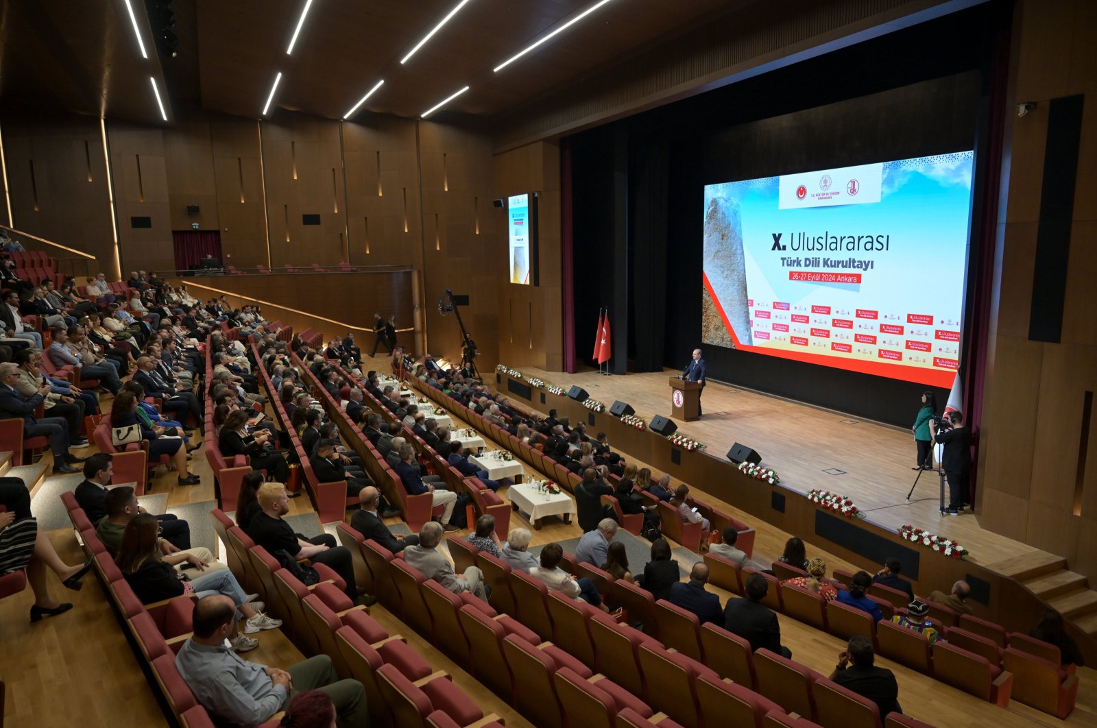 Participants gather at the 10th International Turkish Language Congress, Ankara, Türkiye, Sept. 26, 2024. (AA Photo)