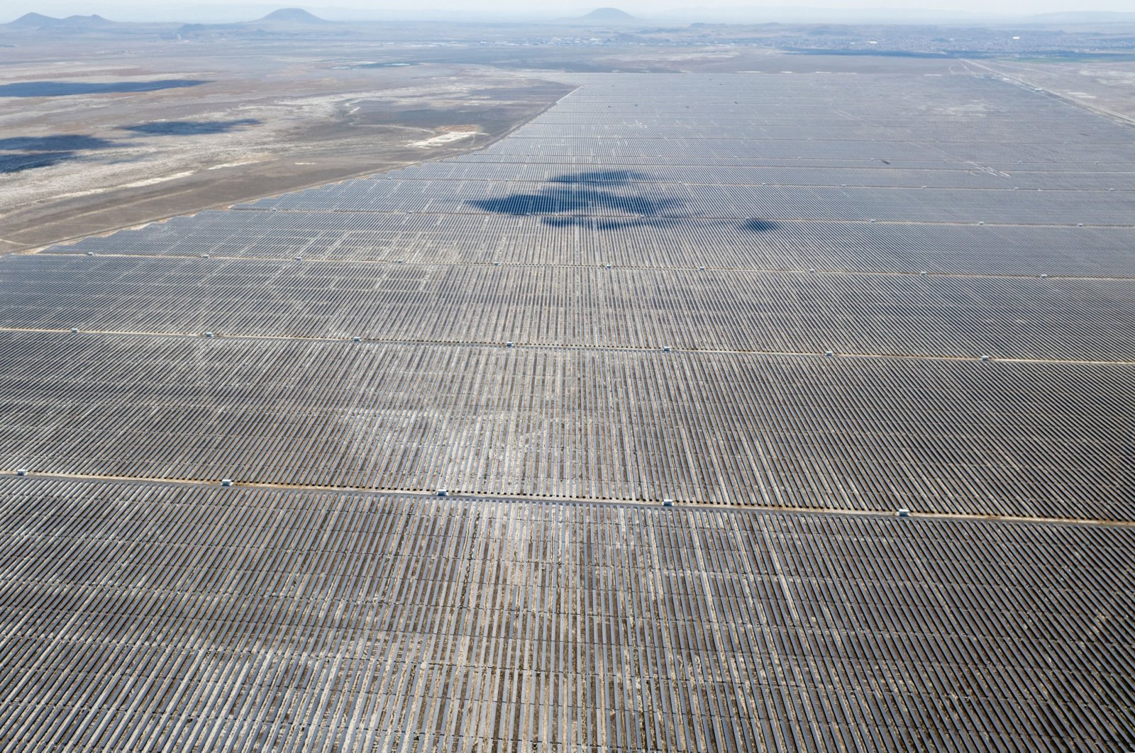 The Kalyon Karapınar Solar Power Plant, Konya, central Türkiye, Sept. 5, 2024. (AA Photo)