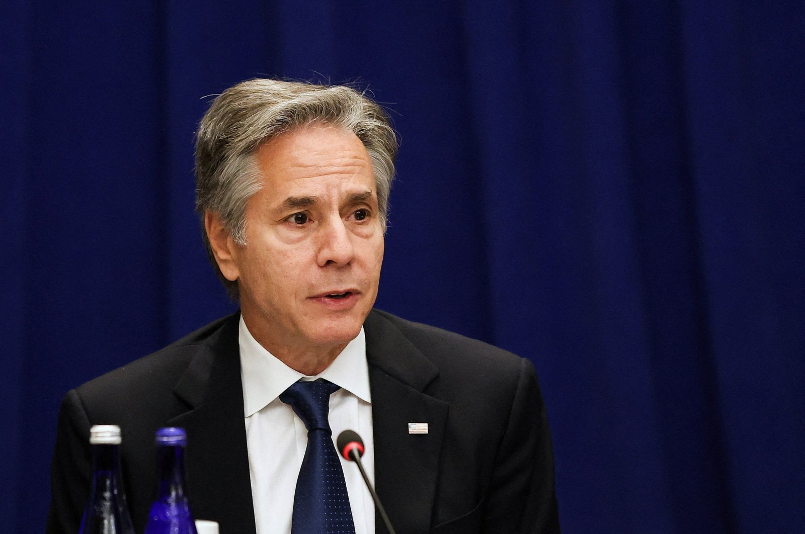 
U.S. Secretary of State Antony J. Blinken speaks during a ministerial meeting of the Foreign Ministry Channel for Global Health Security, in New York, U.S. Sept. 27, 2024. (Reuters Photo)