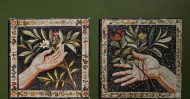 Artwork, part of the exhibition "A Journey A Slope" displayed at Vision Art Platform, Istanbul, Türkiye, Sept. 30, 2024. (Courtesy of Vision Art Platform)