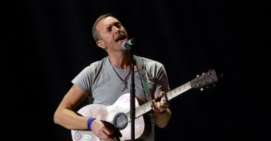 Coldplay’s Chris Martin performs during the second day of the iHeartRadio Music Festival at T-Mobile Arena in Las Vegas, Nevada, U.S. Sept. 21, 2024. (Reuters Photo)