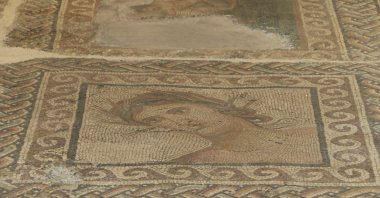 Mosaics discovered during road construction have been showcased to the public with the opening of the new Samsun Museum, Samsun, Türkiye, Sept. 30, 2024. (DHA Photo)