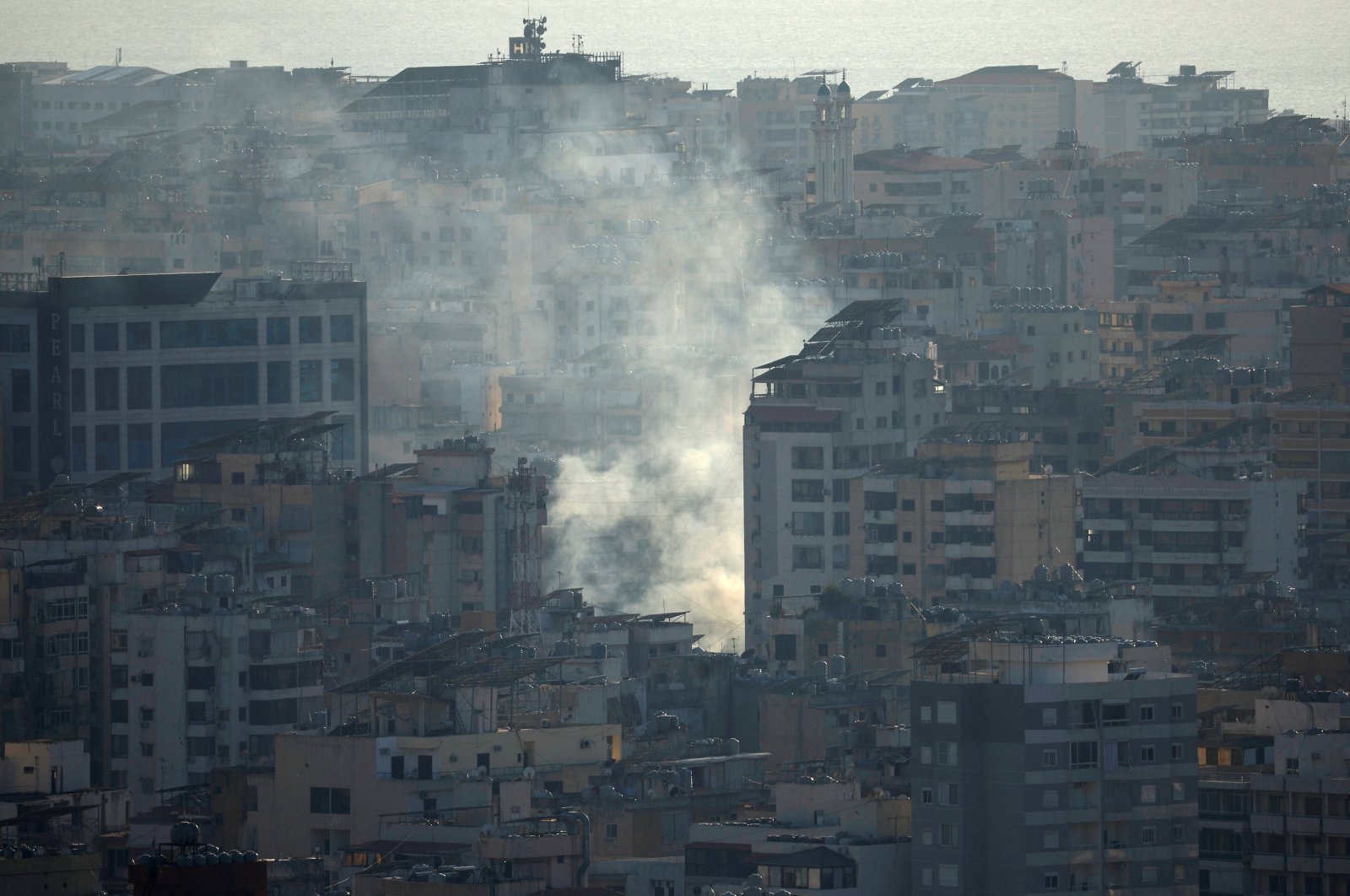 
Smoke from an Israeli strike billows from Beirut’s southern suburbs, amid ongoing Israeli attacks, in Beirut, Lebanon, Oct. 5, 2024. (Reuters Photo)