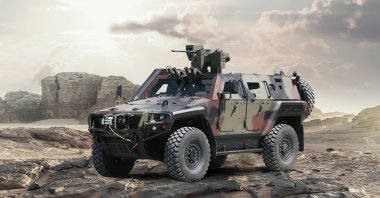 This illustration photo provided by Otokar shows the armored vehicle Cobra II Ambulance, Sept. 24, 2024. (AA Photo)
 