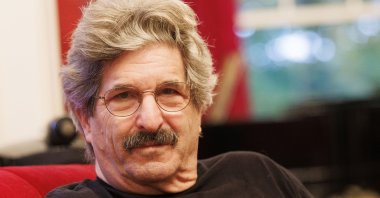 U.S. molecular biologist Gary Bruce Ruvkun, co-recipient of the Nobel Prize awarded in Physiology or Medicine for his work on the discovery of MicroRNA, poses for a portrait at his home in Newton Centre, Massachusetts, U.S., Oct. 7, 2024. (EPA Photo)