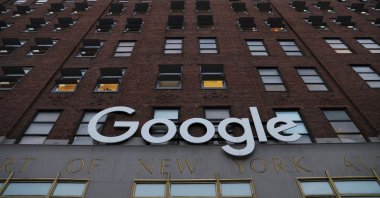 The logo for Google LLC is seen at their office in Manhattan, New York City, New York, U.S., Nov. 17, 2021. (Reuters Photo)