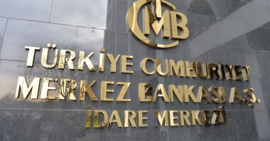 A general view of the headquarters of the Central Bank of the Republic of Türkiye (CBRT), Ankara, Türkiye, Feb. 8, 2024. (EPA Photo)