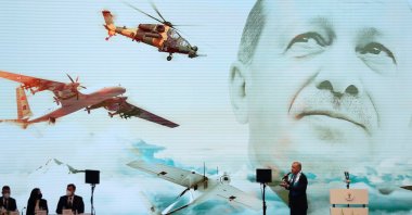 President Recep Tayyip Erdoğan makes a speech during a provincial congress of his ruling AK Party in Istanbul, Türkiye, Feb. 24, 2021. (Reuters File Photo)