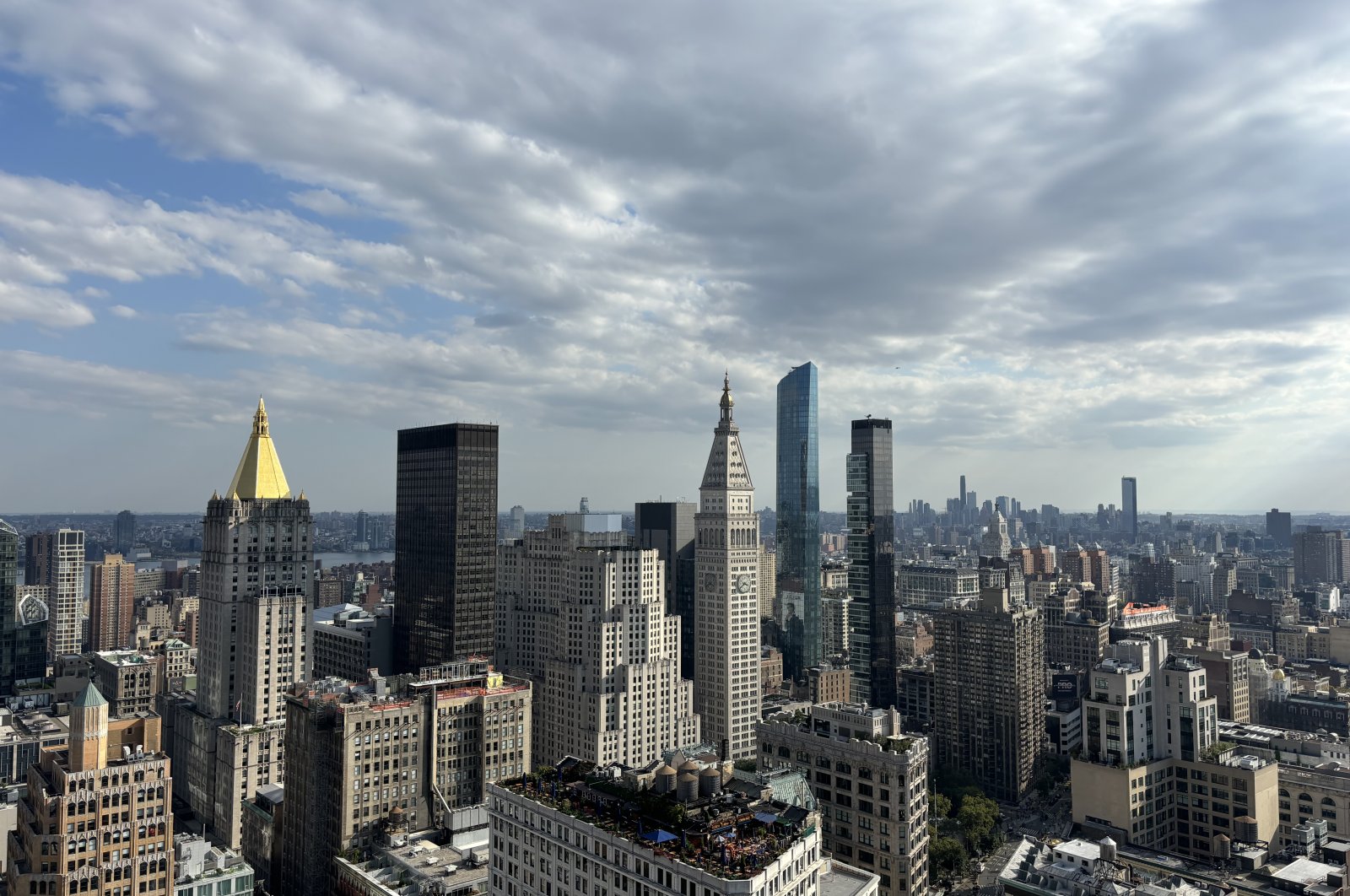 Aerial view of New York City, U.S., Oct. 7, 2024. (Photo by Funda Karayel)