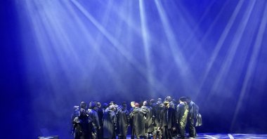 Richard Wagner's renowned opera "The Flying Dutchman" was performed at the Atatürk Cultural Center, Istanbul, Türkiye, Oct. 12, 2024. (AA Photo)