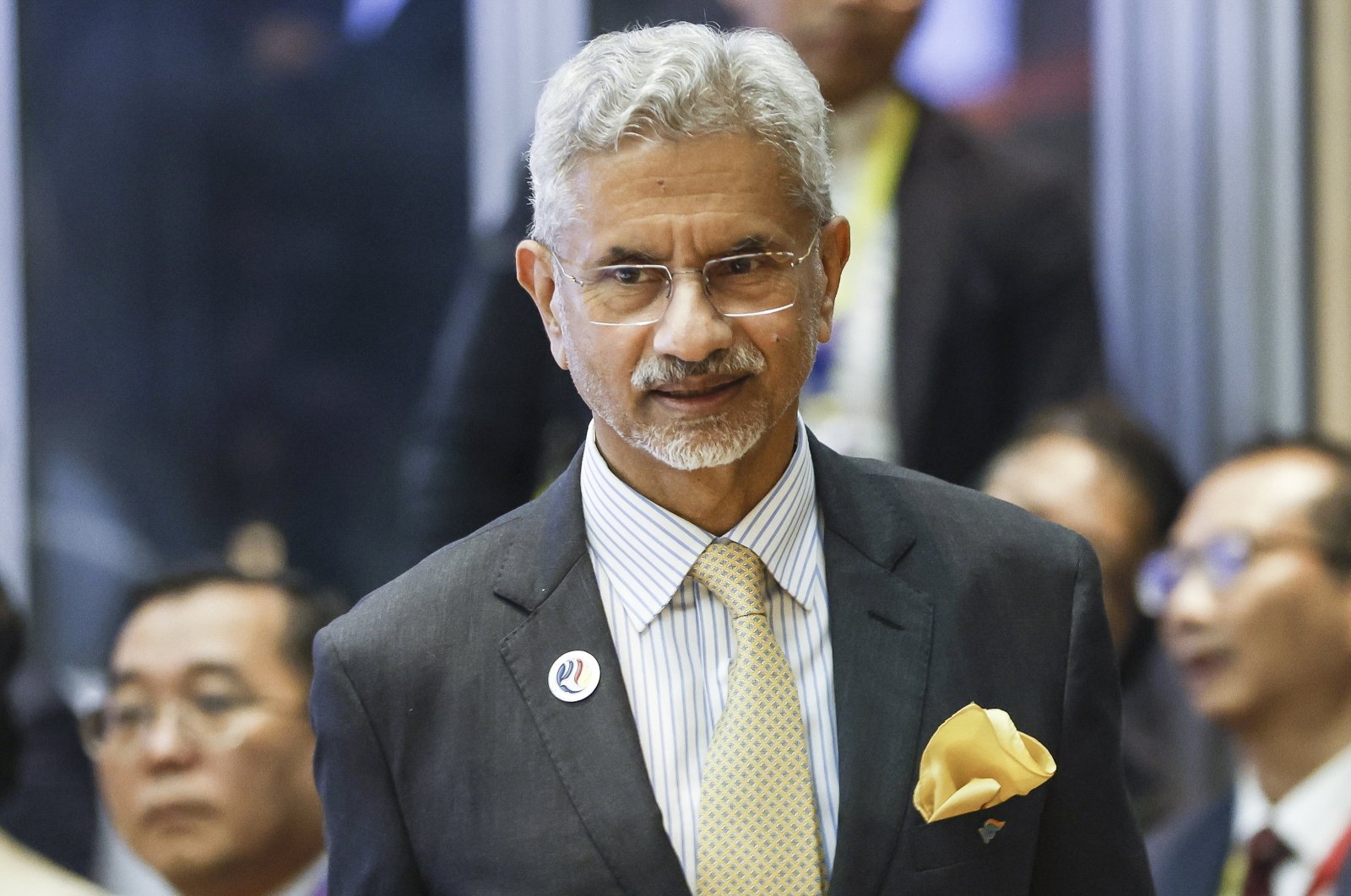 India&#039;s Foreign Minister Subrahmanyam Jaishankar attends the 21st ASEAN-India Summit, in Vientiane, Laos, Oct. 10, 2024. (EPA Photo)