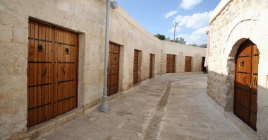 A view shows the reopened 400-year-old Assyrian bazaar in Dargeçit, Mardin, southeastern Türkiye, Oct. 15, 2024. (AA Photo)