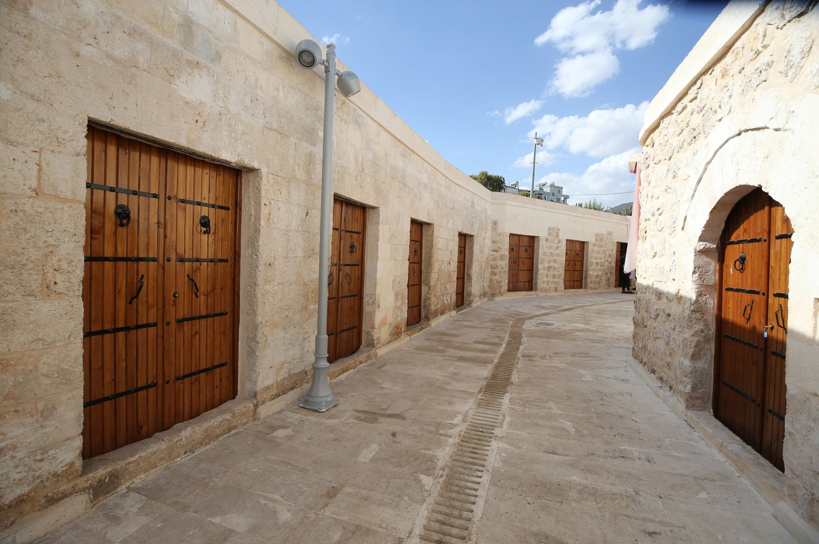 A view shows the reopened 400-year-old Assyrian bazaar in Dargeçit, Mardin, southeastern Türkiye, Oct. 15, 2024. (AA Photo)