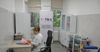 TIKA renovates the rehabilitation department of Moldova&#039;s only prosthetics center, Chișinau, Moldova, Oct. 17, 2024. (AA Photo)