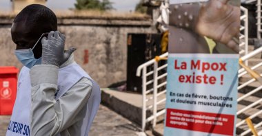 A Congolese health official prepares to administer mpox vaccinations, a key step in efforts to contain an outbreak that has spread from its epicenter, at a hospital in Goma, North Kivu province, Democratic Republic of Congo, Oct. 5, 2024. (Reuters Photo)