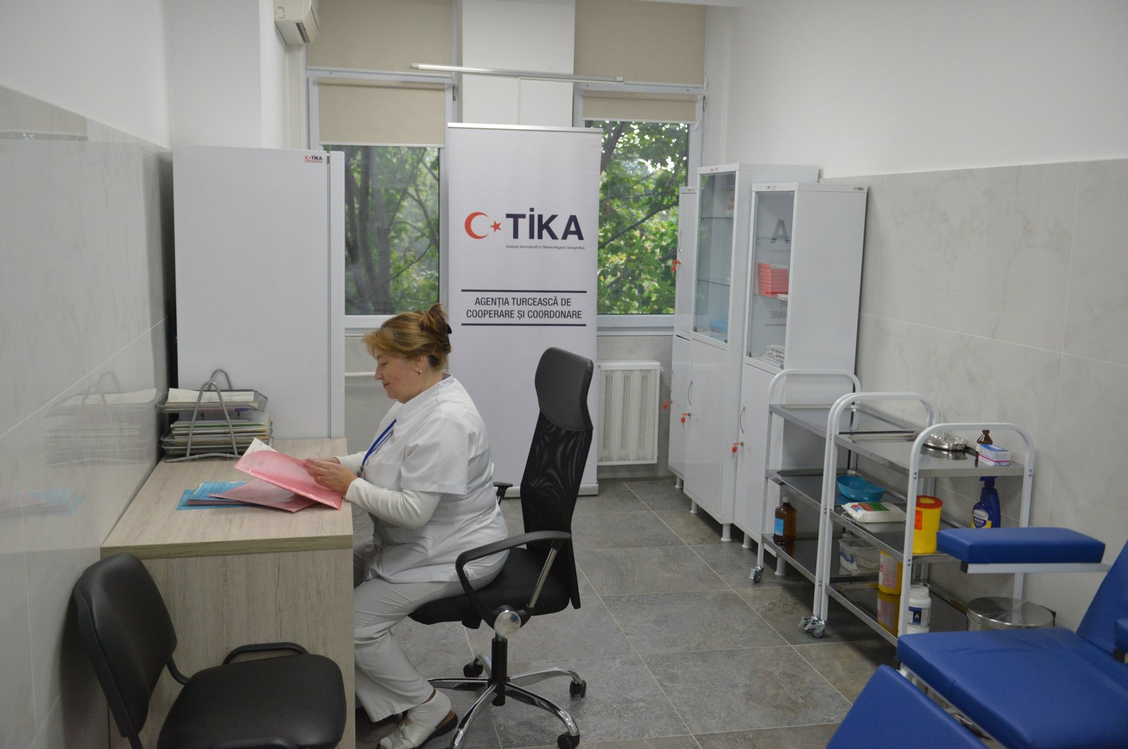 TIKA renovates the rehabilitation department of Moldova&#039;s only prosthetics center, Chișinau, Moldova, Oct. 17, 2024. (AA Photo)