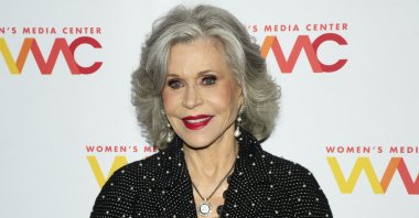 Jane Fonda attends the Women&#039;s Media Center&#039;s 2024 Women&#039;s Media Awards at the JW Marriott Essex House in New York, U.S., Sept. 19, 2024. (AP Photo)
