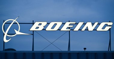 The Boeing Co. logo is displayed outside of company offices near Los Angeles International Airport (LAX), El Segundo, California, U.S., Jan. 18, 2024. (AFP Photo)