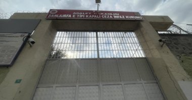 The main entrance of a prison in Şanlıurfa, southeastern Türkiye, Sept. 21, 2024. (DHA Photo)