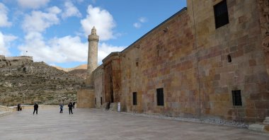 Visitors explore the intricate architecture of Divriği Ulu Camii, Sivas, Türkiye, Oct. 18, 2024. (AA Photo)