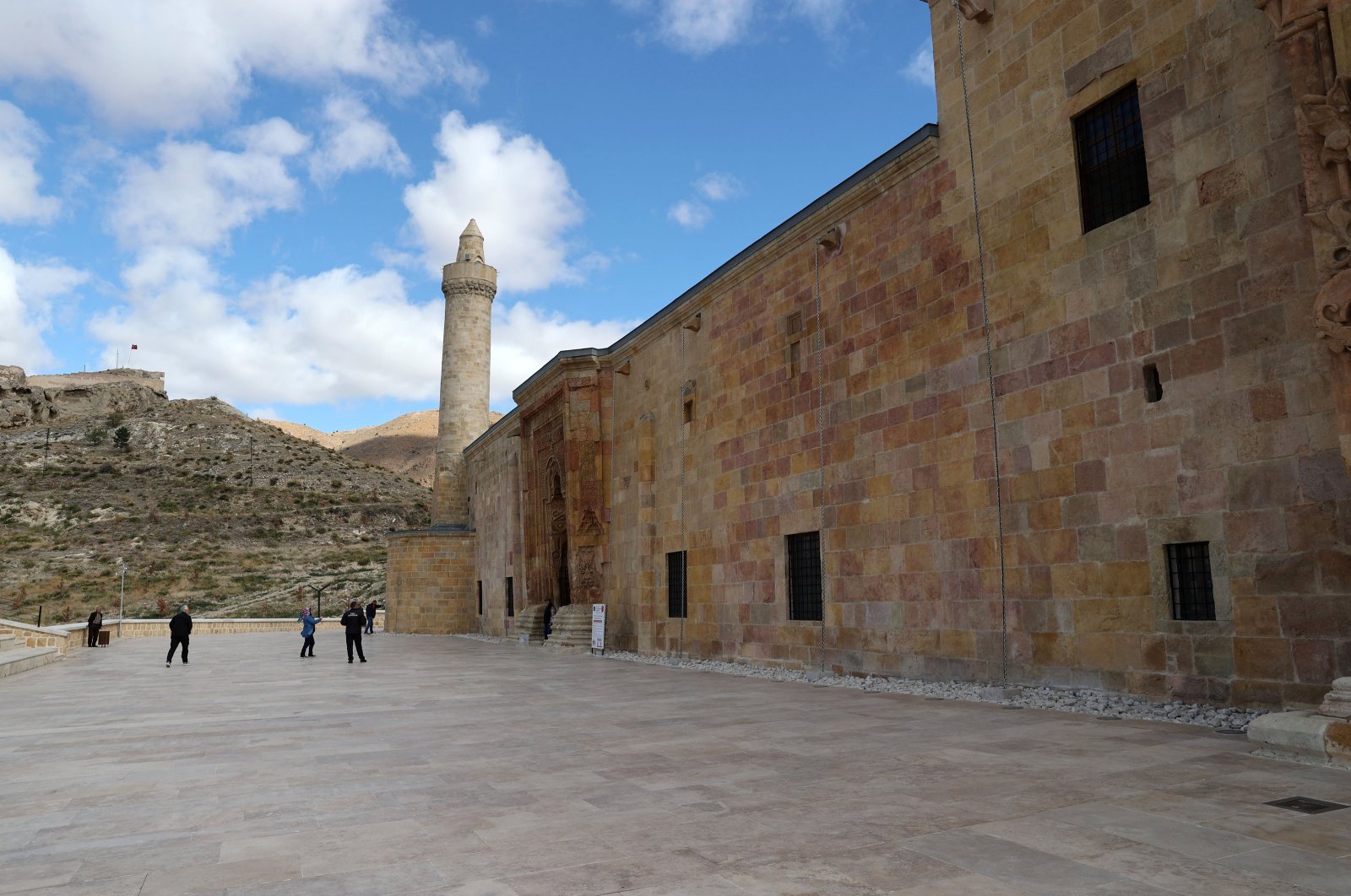 Visitors explore the intricate architecture of Divriği Ulu Camii, Sivas, Türkiye, Oct. 18, 2024. (AA Photo)