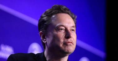 Elon Musk, chief executive officer of SpaceX and Tesla and owner of X, looks on during the Milken Conference 2024 Global Conference Sessions at the Beverly Hilton in Beverly Hills, California, U.S., May 6, 2024. (Reuters Photo)