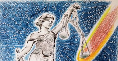 &quot;As EW and cyber warfare redefine the battlefield, nations must urgently adapt their defense strategies and legal frameworks to address these evolving threats.&quot; (Illustration by Erhan Yalvaç)