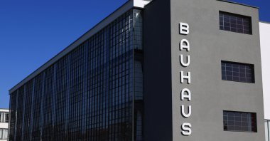 The reconstructed Bauhaus Building designed by architect Walter Gropius between 1925 and 1926 for the Bauhaus School of Art, Design and Architecture, Dessau, Germany, March 5, 2022. (Reuters Photo)