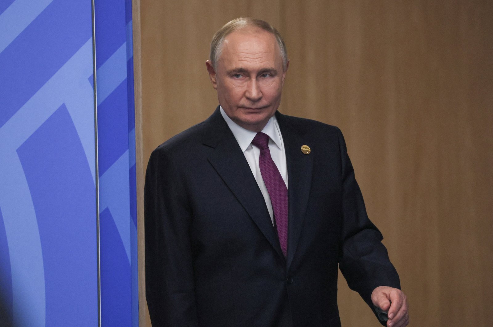 Russia&#039;s President Vladimir Putin attends a meeting in Kazan, Russia, Oct. 24, 2024. (Reuters Photo)