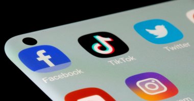 Facebook, TikTok, Twitter, YouTube and Instagram apps are seen on a smartphone in this illustration taken on July 13, 2021. (Reuters Photo)