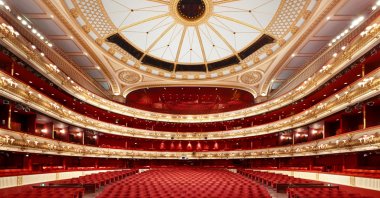 A view from the stage of the Auditorium of the Royal Opera House Covent Garden in London, U.K., Jan. 21, 2020. (Getty Images)